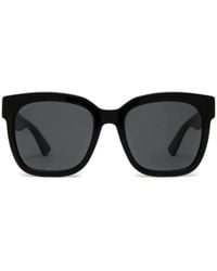 Gucci - Gg Oversized Square-Frame Sunglasses - Lyst