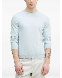 Benetton - Pull À Bords Côtelés - Lyst
