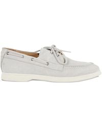 Tagliatore - Suede Boat Shoes - Lyst