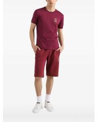Dolce & Gabbana - Motif-Embroidered Cotton T-Shirt - Lyst