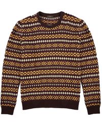 Slowear - Pull En Laine À Motif En Jacquard - Lyst