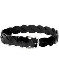 Isabel Marant - Zigza Braided-Leather Belt - Lyst