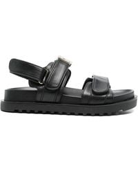 Guess - Logo-Plaque Sandals - Lyst
