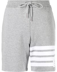 Thom Browne - 4-Bar Stripe Track Shorts - Lyst