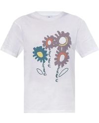 Paul Smith - T-Shirt Floral - Lyst