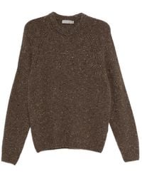 Canali - Speckled Crew-Neck Sweater - Lyst