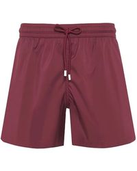 Fedeli - Elasticated Drawstring Swim Shorts - Lyst