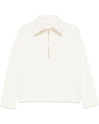 Liu Jo - Zip-Up Wool Sweater - Lyst