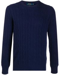 Polo Ralph Lauren - Cable Knit Long-Sleeved Jumper - Lyst