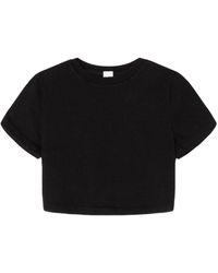 RE/DONE - Cropped T-shirt - Lyst
