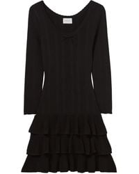 Claudie Pierlot - Fine-Knit Mini Dress - Lyst