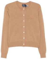 Polo Ralph Lauren - Button-front Logo Cardigan - Lyst