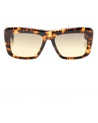 Vivienne Westwood - Laurent Tortoiseshell Rectangle-Frame Sunglasses - Lyst