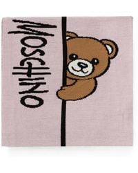 Moschino - Teddy Bear Motif Scarf - Lyst