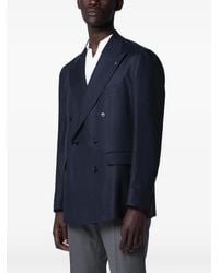 Tagliatore - Blazer Croisé À Revers Pointus - Lyst
