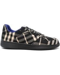 Burberry - Terrace Check Canvas Sneaker - Lyst