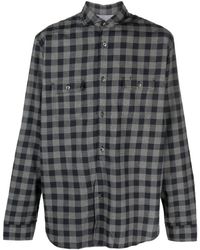 Junya Watanabe - Check-pattern Cotton Shirt - Lyst