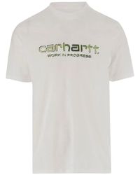 Carhartt - Ss Solar Chrome Script Tshirt - Lyst