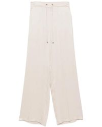 Lorena Antoniazzi - Drawstring Wide-Leg Trousers - Lyst