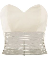 Vestiaire d'un Oiseau Libre - Top Mit Schnürung - Lyst