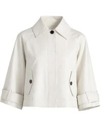 Liviana Conti - Waylen Button Short-Sleeve Jacket - Lyst