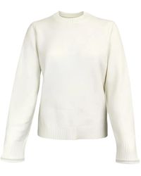 Fabiana Filippi - Crew-Neck Wool-Silk-Cashmere Blend Sweater - Lyst