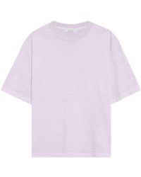 John Elliott - Riviera Cotton Cropped T-shirt - Lyst