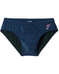 Jacquemus - Logo-Embroidered Swimming Trunks - Lyst