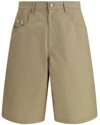 Moschino - Logo-Patch Shorts - Lyst
