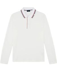 Paul & Shark - Long-Sleeve Polo Shirt - Lyst