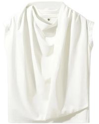 THE GARMENT - T-Shirt À Détail De Foulard - Lyst