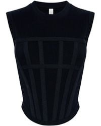 Dion Lee - Ribbed Corset Tank - Lyst