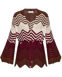 Akep - Cardigan Mit Ausgestellten Ärmeln - Lyst