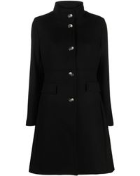 Herno - Single-breasted Wool Coat - Lyst