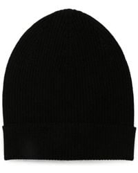 Rick Owens - Ribbed-Knit Beanie Hat - Lyst
