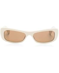 Jacquemus - Les Lunettes Capri Rectangular Cat-Eye Sunglasses - Lyst
