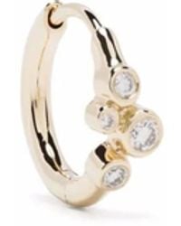 Maria Black - 14Kt Elena Diamond Huggie Earring - Lyst