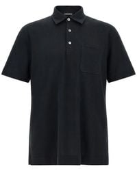 ZEGNA - Chest-Pocket Piqué Polo Shirt - Lyst