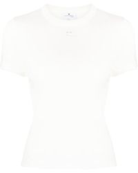 Courreges - Courréges Women Cotton Classical T-shirt Heritage White - Lyst