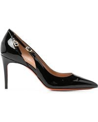 Santoni - Audrey Leather Pumps - Lyst