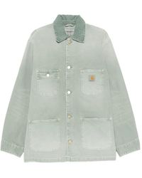 Carhartt - Corduroy-Collar Logo-Patch Jacket - Lyst