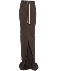 Moncler - Drawstring Slit Maxi Skirt - Lyst