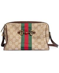 Gucci - Horsebit Web Small Camera Bag - Lyst
