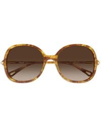 Chloé - Oversized-Frame Sunglasses - Lyst