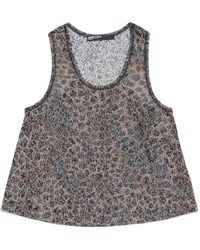 Bimba Y Lola - Animal Print Tank Top - Lyst