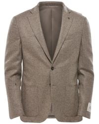 Corneliani - Single-Breasted Notch-Lapel Blazer - Lyst