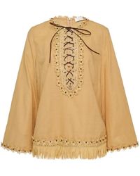 Zimmermann - Top Estilo Túnica Mahon Con Cordones - Lyst