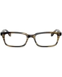 Oliver Peoples - Rectangle-Frame Glasses - Lyst