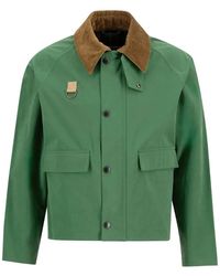 Barbour - Spey Corduroy-Collar Pocket Jacket - Lyst