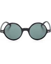 Emporio Armani - Round-frame Sunglasses - Lyst